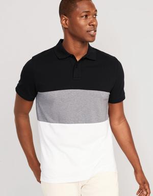 Old Navy Color-Block Classic Fit Pique Polo for Men multi