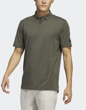 Adidas Go-To Striped Golf Polo Shirt