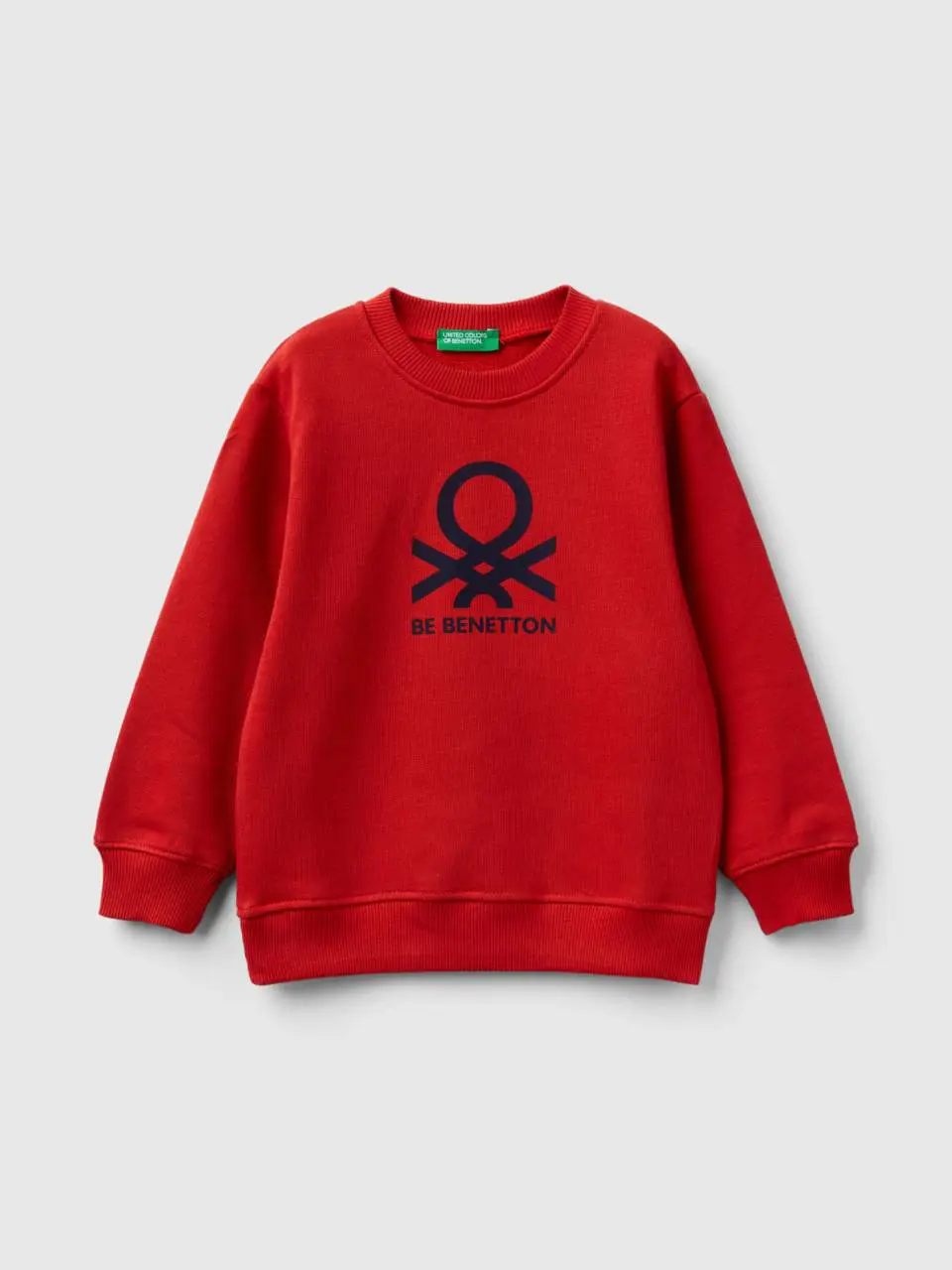 Benetton sweatshirt in 100% organic cotton. 1