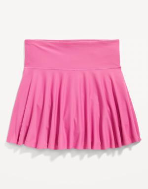 Old Navy High-Waisted PowerSoft Performance Skort for Girls pink