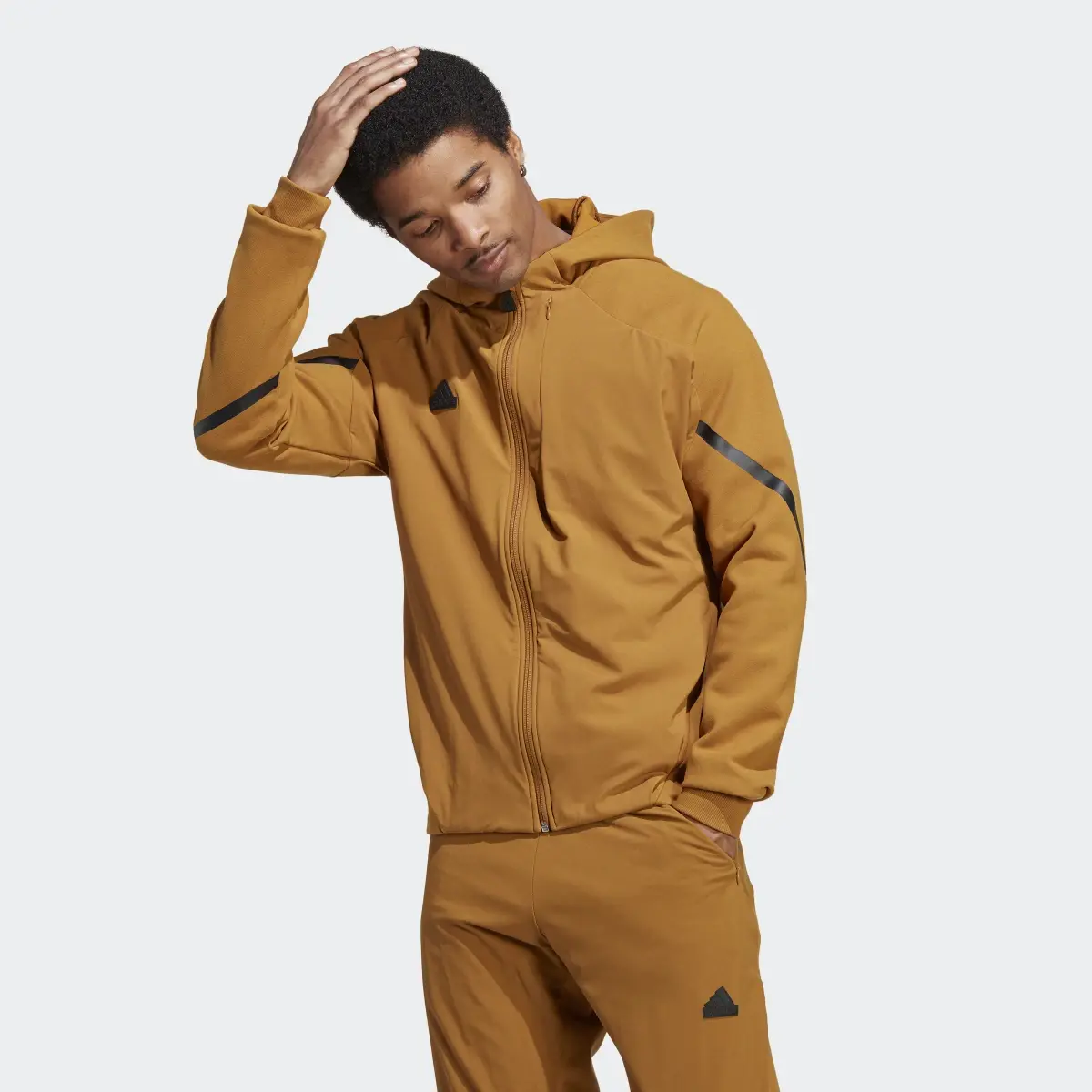 Adidas Veste de survêtement entièrement zippée Designed 4 Gameday Premium. 2