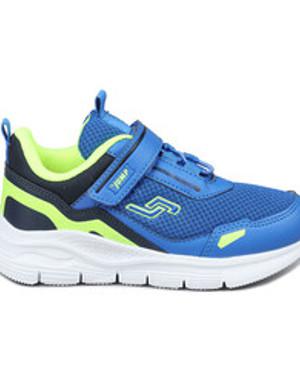 28102 Gri - Mavi Erkek Çocuk Sneaker Spor Ayakkabı
