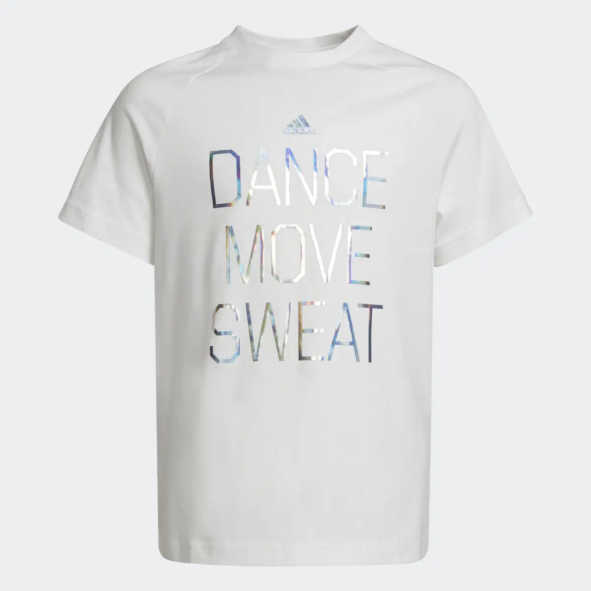 Adidas Dance Metallic-Print T-Shirt. 1