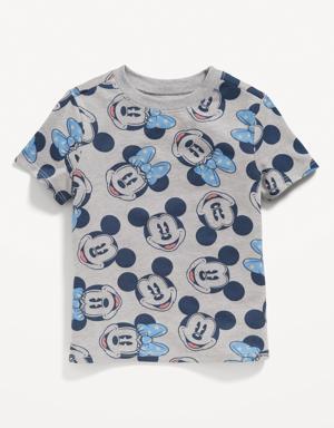 Disney© Mickey and Minnie Mouse Unisex T-Shirt for Toddler gray