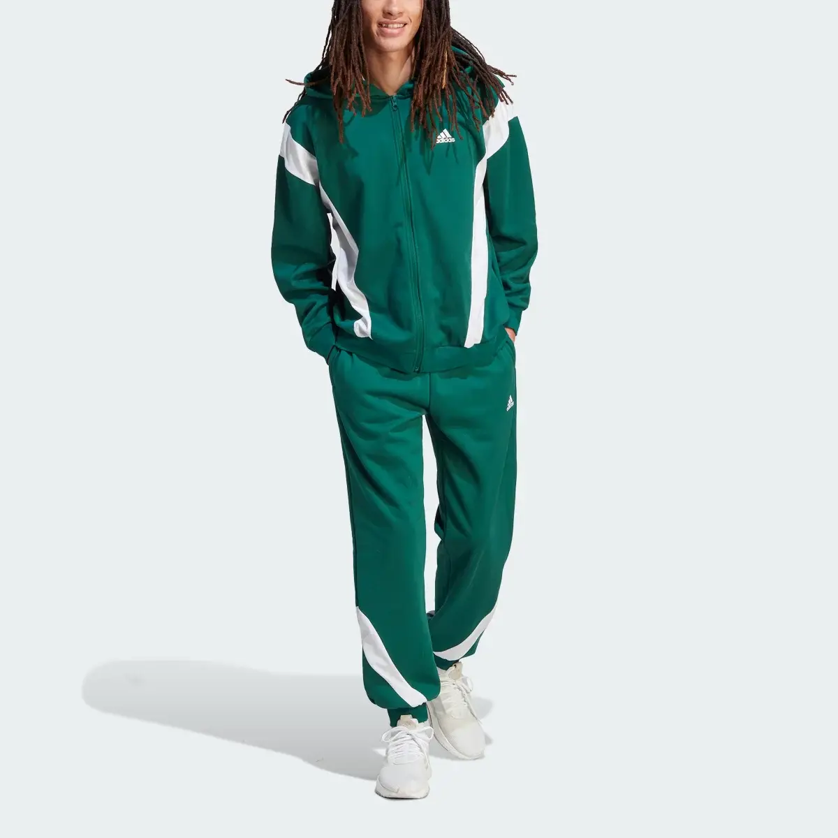 Adidas Sportswear Fleece Hooded Trainingsanzug. 1