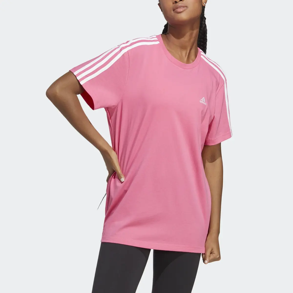 Adidas Essentials 3-Stripes Tee. 1