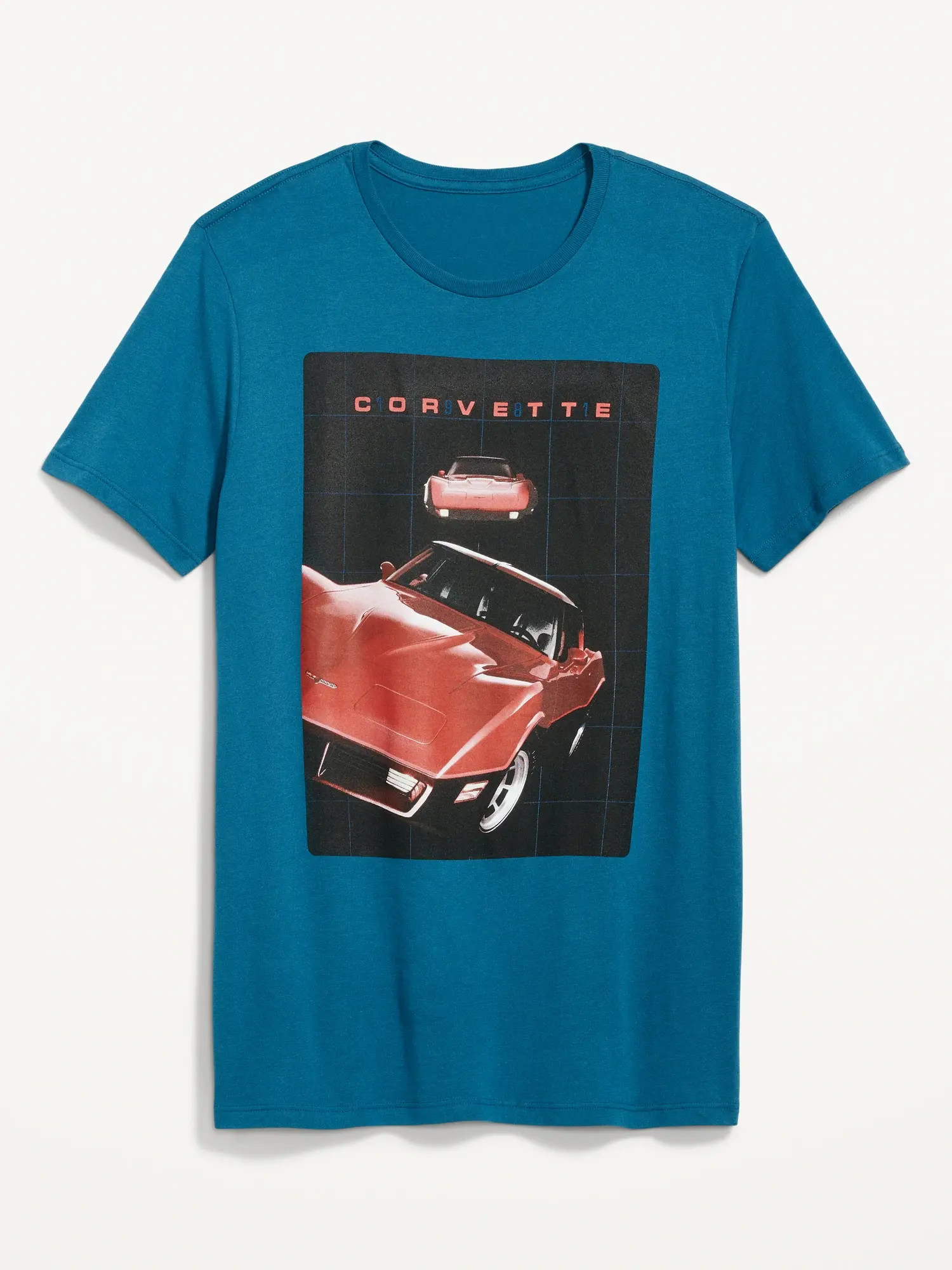 Old Navy Chevrolet™ Corvette™ Gender-Neutral T-Shirt for Adults blue. 1