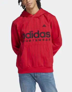 Adidas Camisola Listrada com Capuz em Fleece