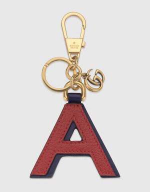 Letter A keychain