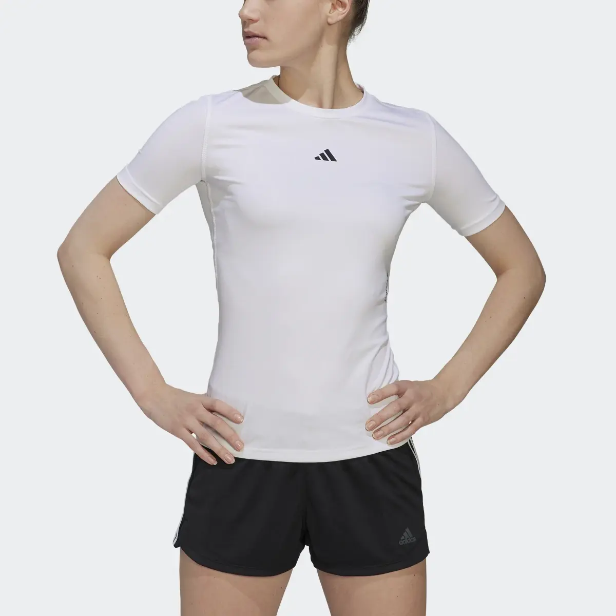 Adidas T-shirt de Treino Techfit. 1