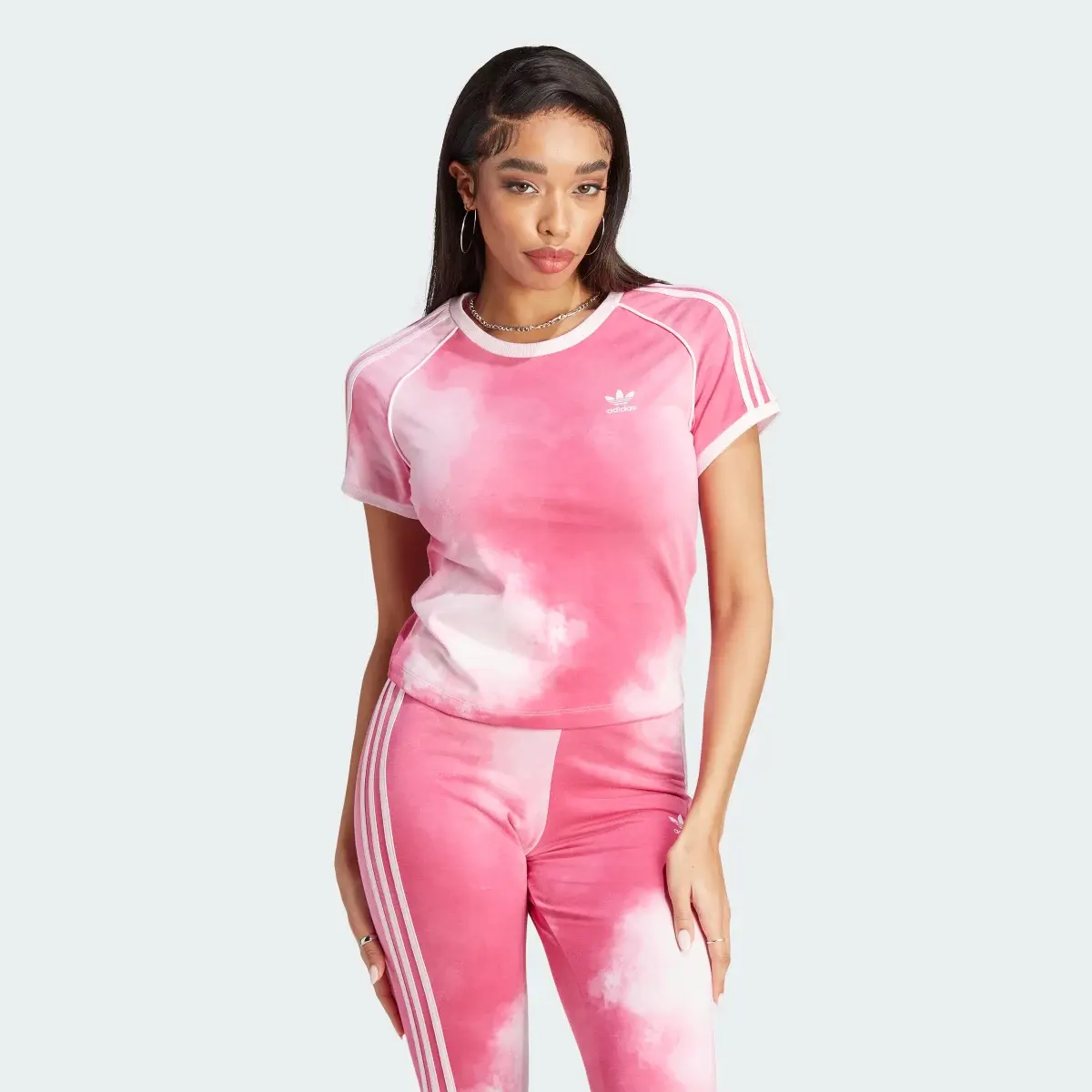 Adidas Colour Fade 3-Stripes Tee. 2