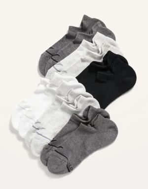 Old Navy Performance Ankle Socks 6-Pack for Women gray