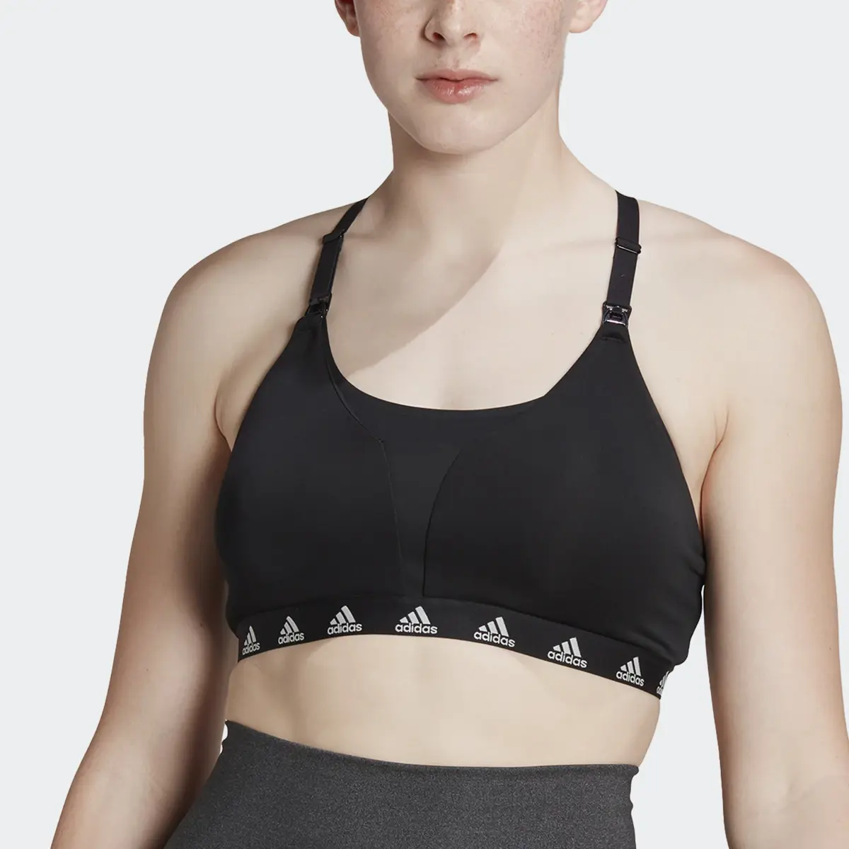 Adidas Grow Positivity Everyday Light Support Nursing Bra. 1