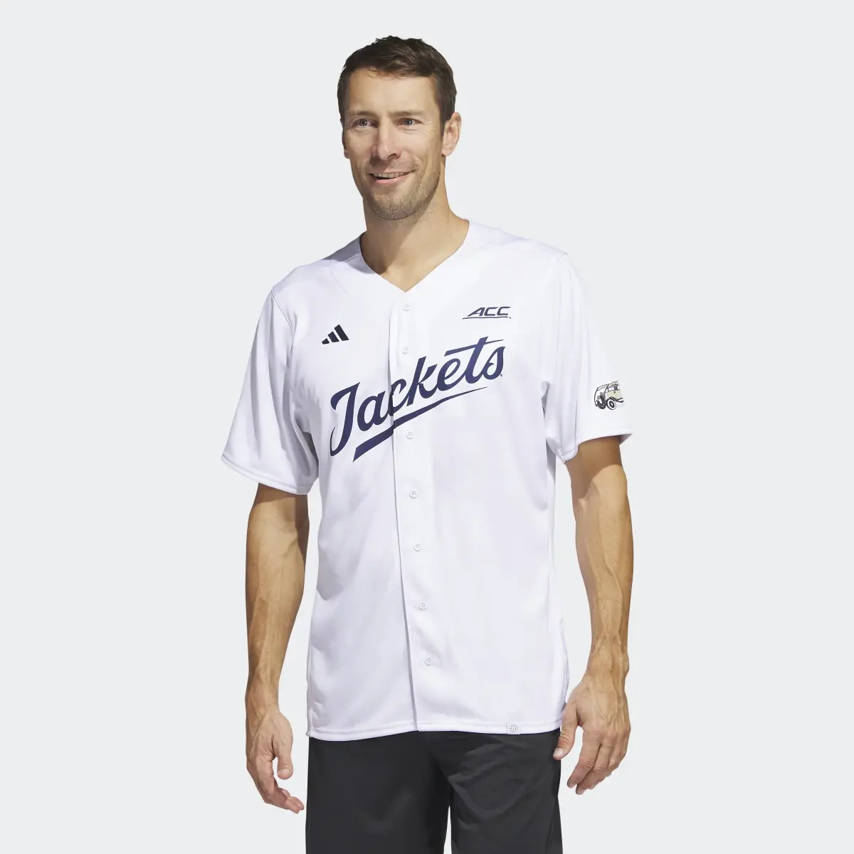 Adidas Georgia Tech Baseball Jersey. 2