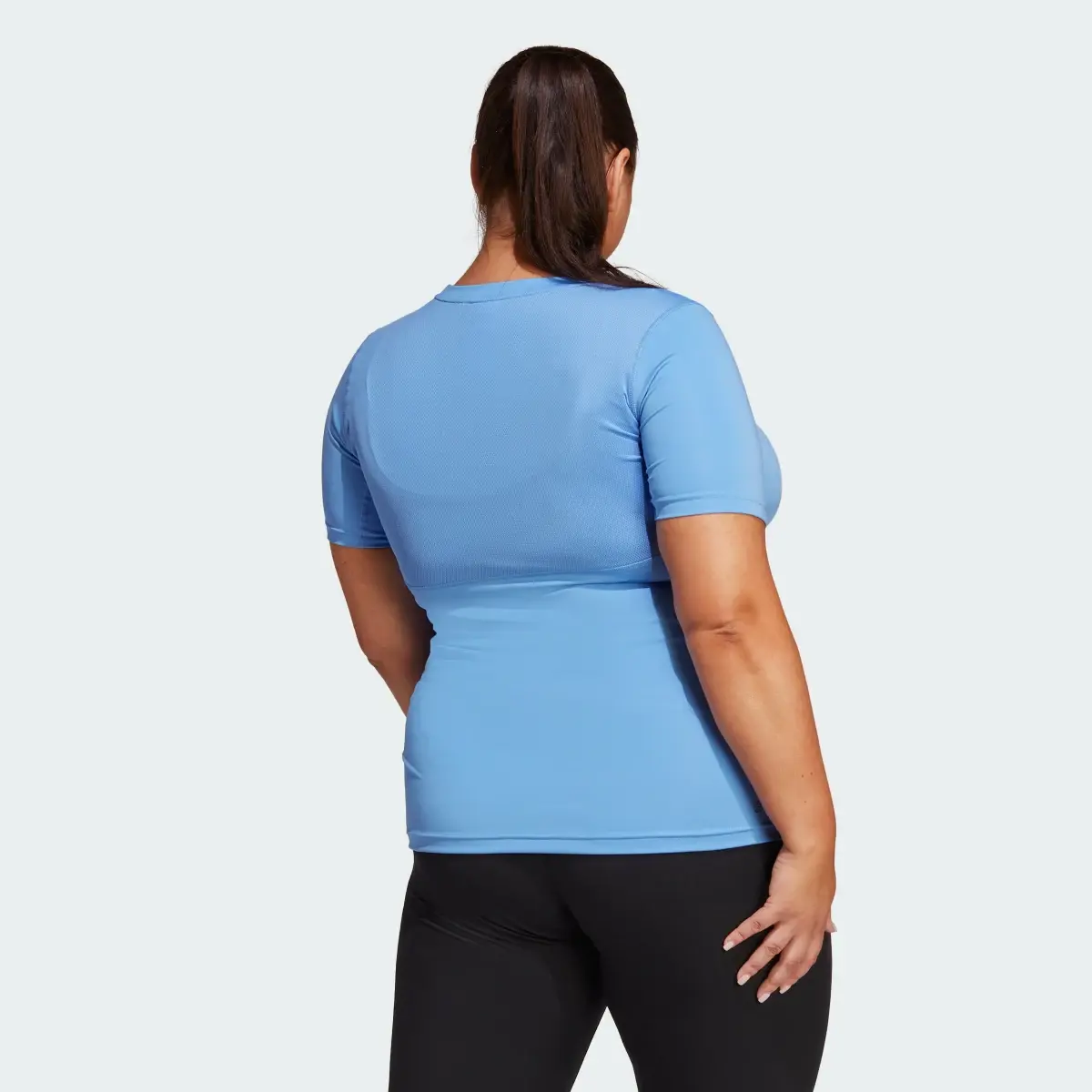 Adidas T-shirt de training à manches courtes Techfit (Grandes tailles). 3