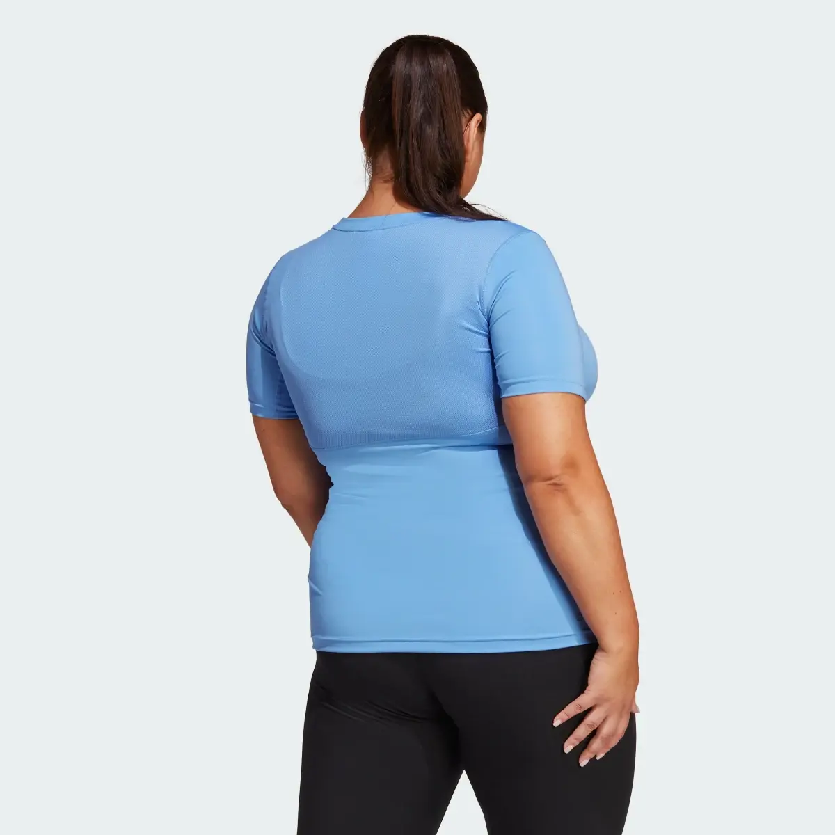 Adidas Techfit Short Sleeve Training T-Shirt (Plus Size). 3