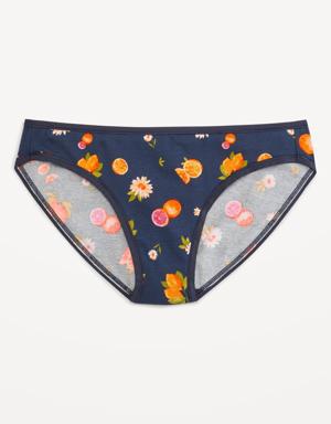 Old Navy Mid-Rise Bikini Underwear for Women orange