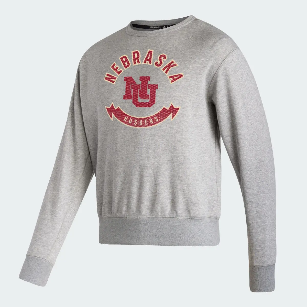 Adidas Nebraska Long Sleeve Sweatshirt. 1