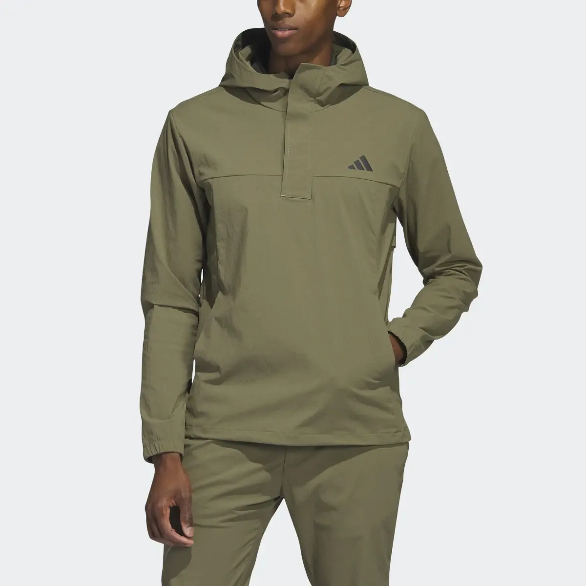 Adidas Ripstop 1/4-Zip Golf Hoodie. 1