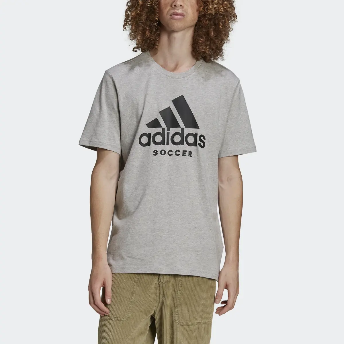 Adidas Soccer Logo Tee. 1