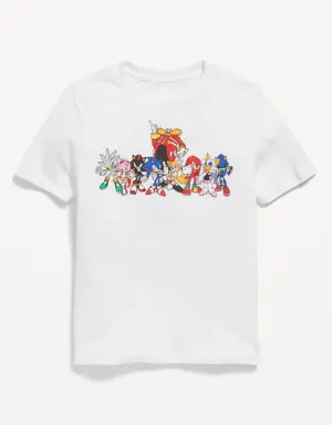 Sonic The Hedgehog™ Gender-Neutral Graphic T-Shirt for Kids white