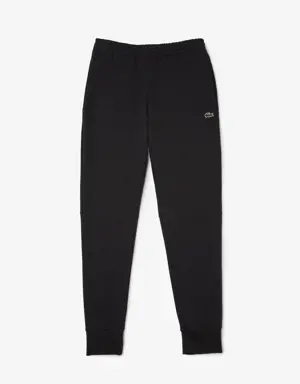 Lacoste Men's Lacoste Slim Fit Organic Cotton Fleece Jogger Trackpants. 2 Lacoste Men's Lacoste Slim Fit Organic Cotton Fleece Jogger Trackpants. 2