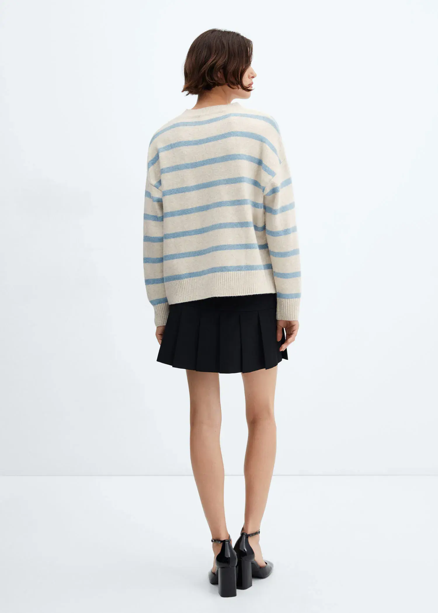Mango Round-neck striped sweater. 3