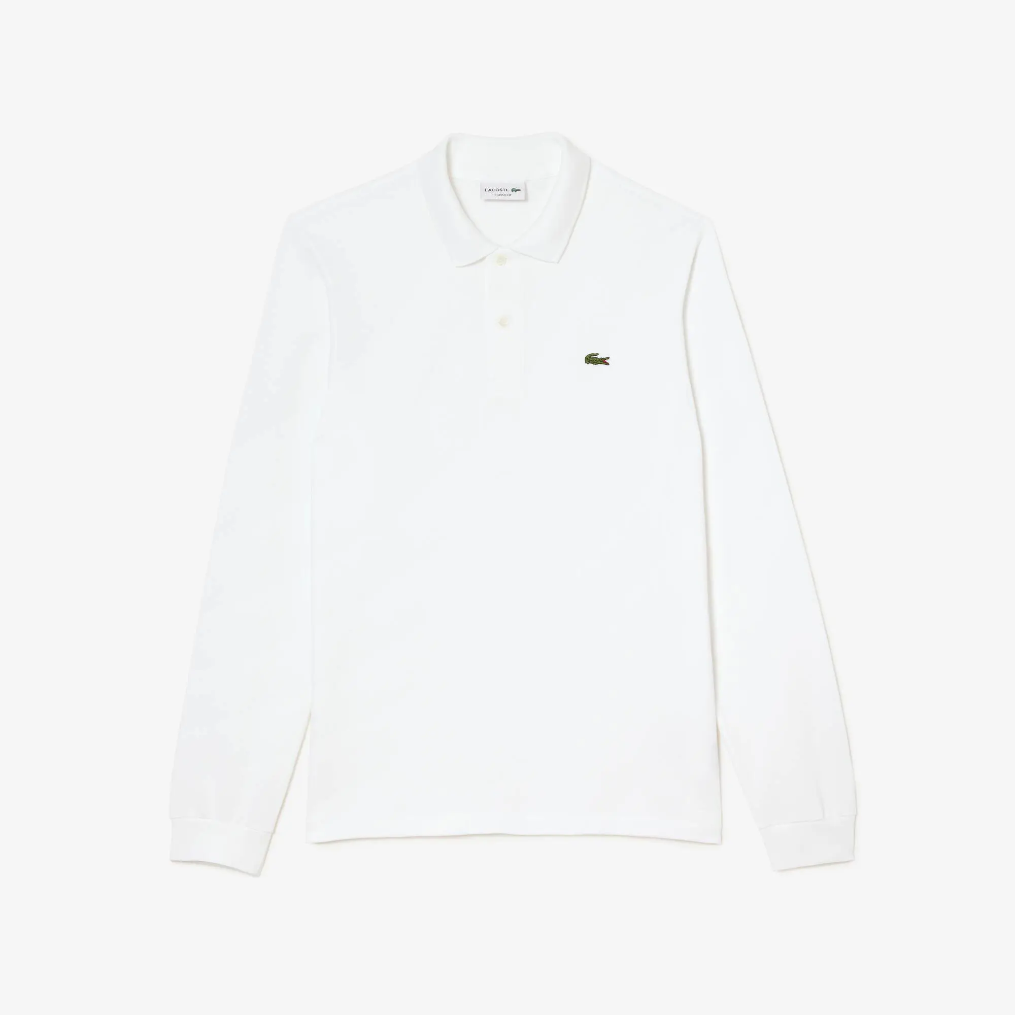 Lacoste Original L.12.12 Long Sleeve Cotton Polo Shirt. 2