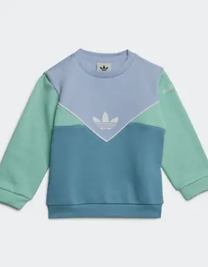 Adidas Conjunto sudadera cuello redondo y pantalón Adicolor. 3 Adidas Conjunto sudadera cuello redondo y pantalón Adicolor. 3