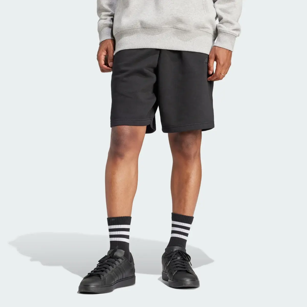 Adidas ALL SZN Fleece Shorts. 1