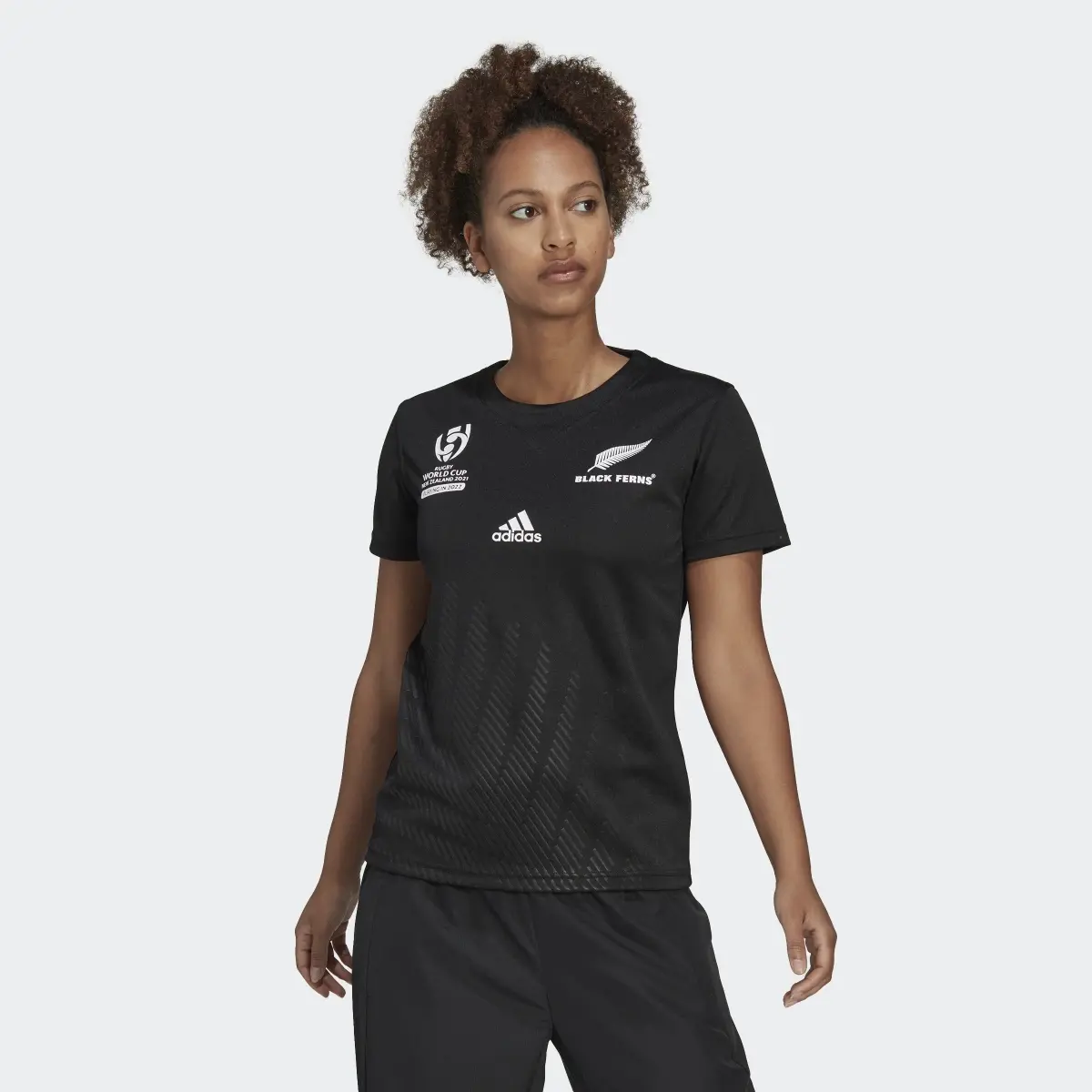 Adidas Black Ferns Rugby World Cup Home Jersey. 2
