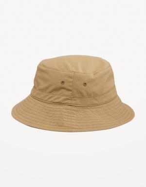 Nylon Bucket Hat for Men brown
