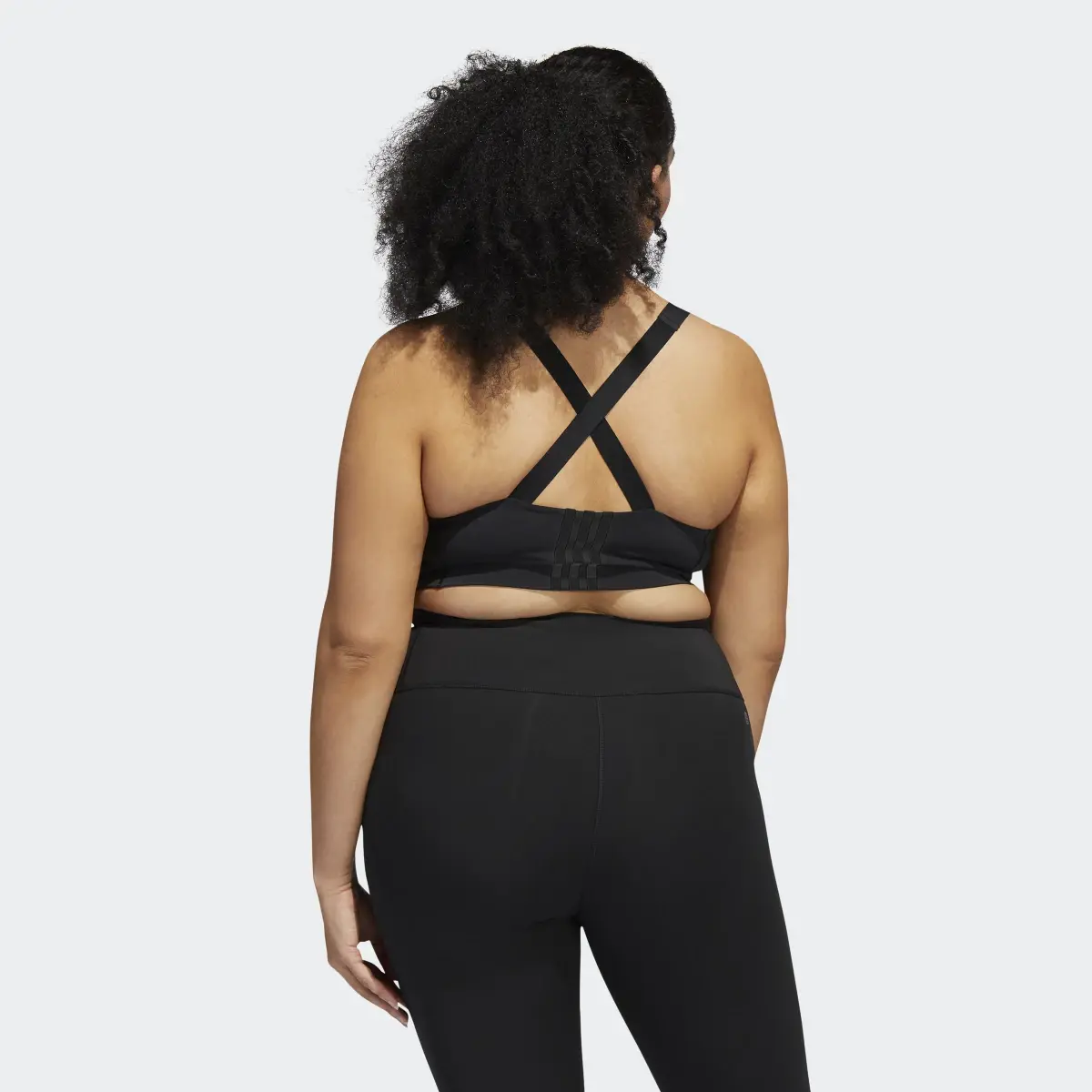 Adidas TLRD Impact Luxe Training High-Support Bra (Plus Size). 3