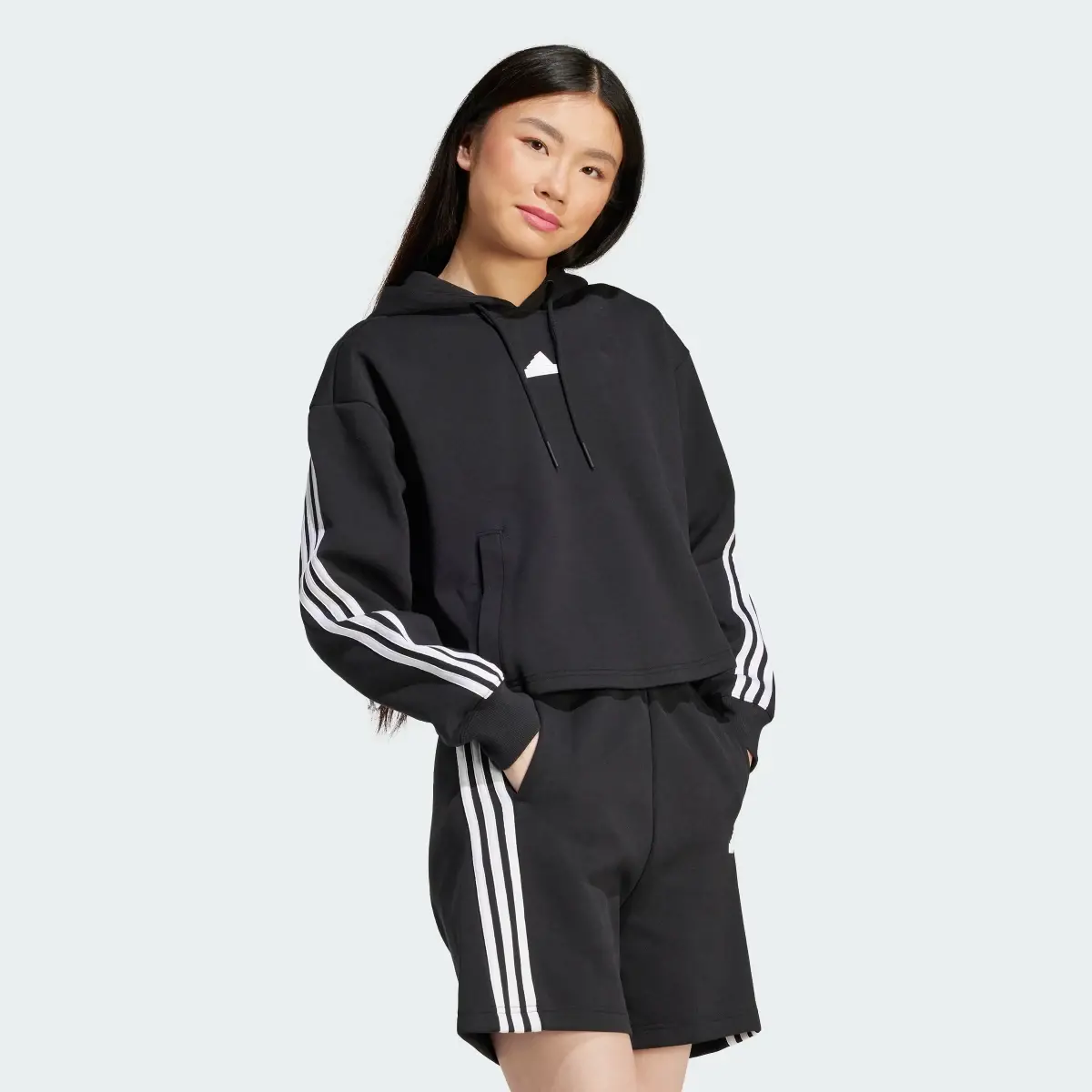 Adidas Future Icons 3-Stripes Hoodie. 1