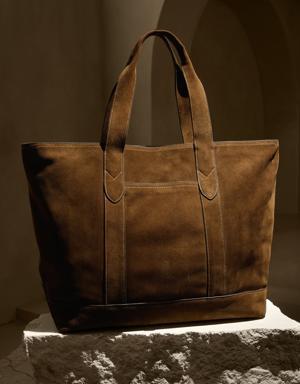 Suede Tote brown