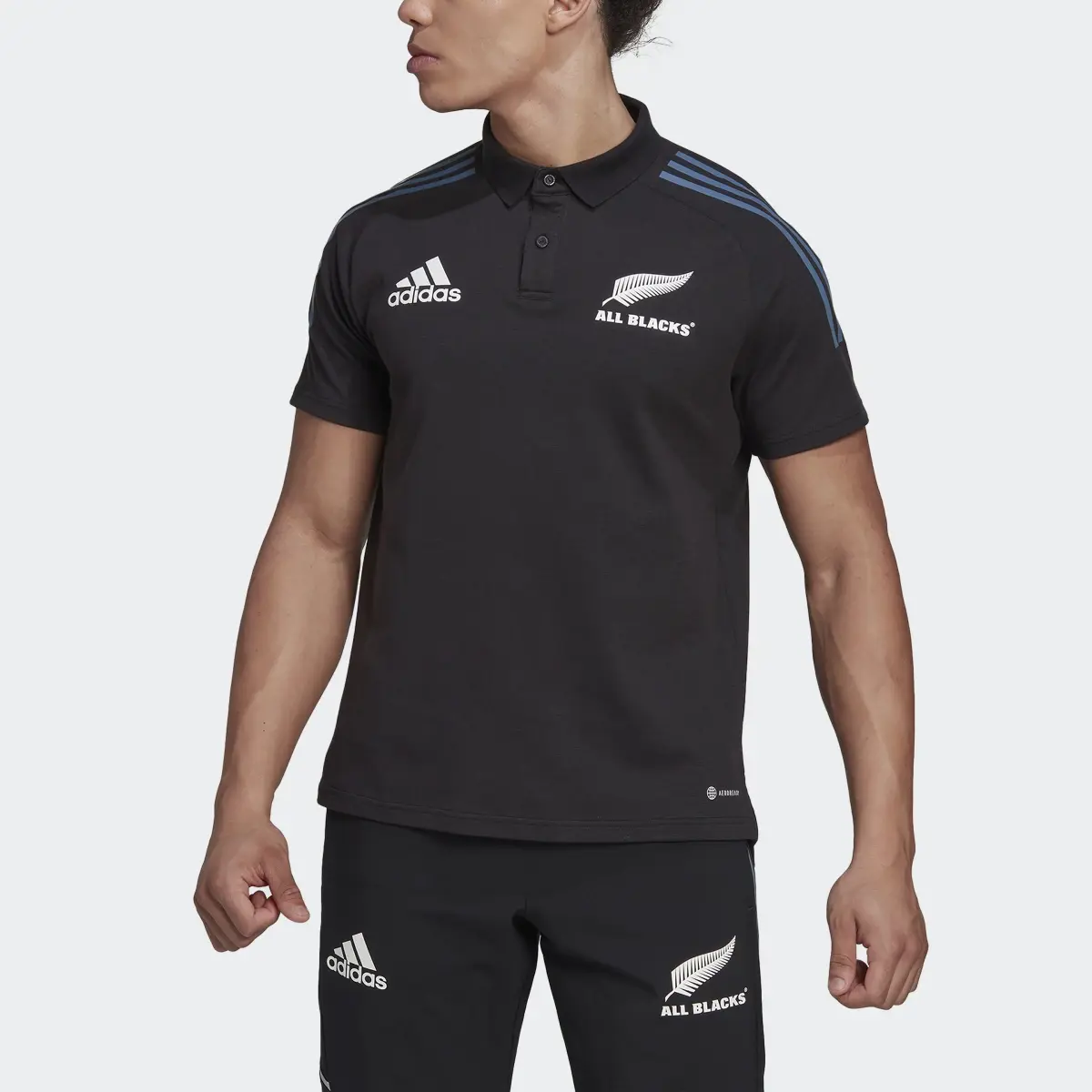 Adidas All Blacks Rugby Polo Shirt. 1