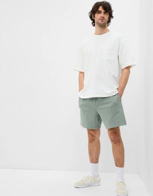 French Terry Shorts green
