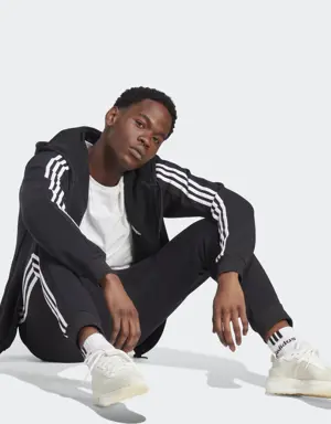 Adidas Essentials Fleece 3-Stripes Tapered Cuff Pants. 3 Adidas Essentials Fleece 3-Stripes Tapered Cuff Pants. 3