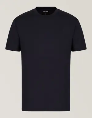 Knit Jersey Silk-Cotton T-Shirt