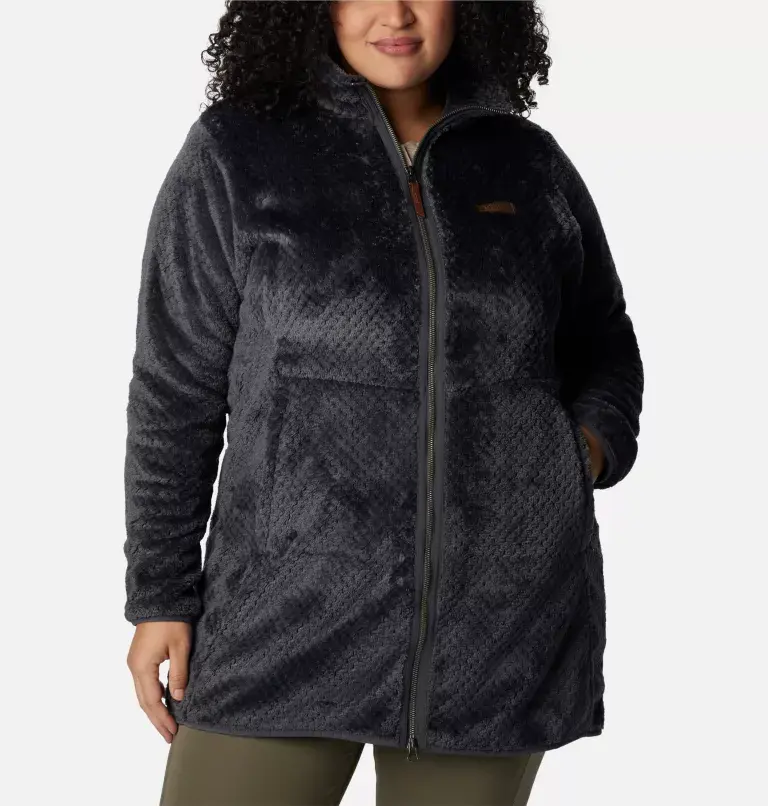 Columbia Women's Fire Side™ Long Full Zip Fleece Jacket - Plus Size. 1