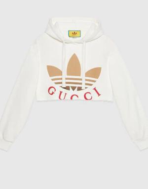 adidas x Gucci cropped sweatshirt
