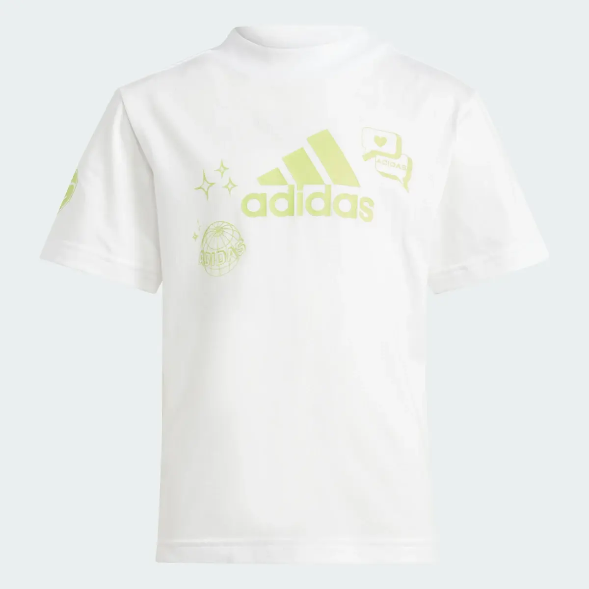 Adidas Playera Brand Love Estampada para Niños. 1