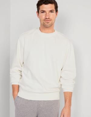 Oversized Crew-Neck Sweatshirt white