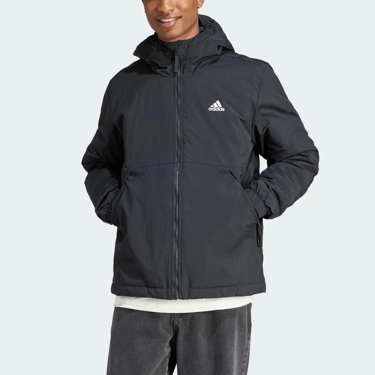 Adidas BSC Sturdy Insulated Hooded Jacket. 1