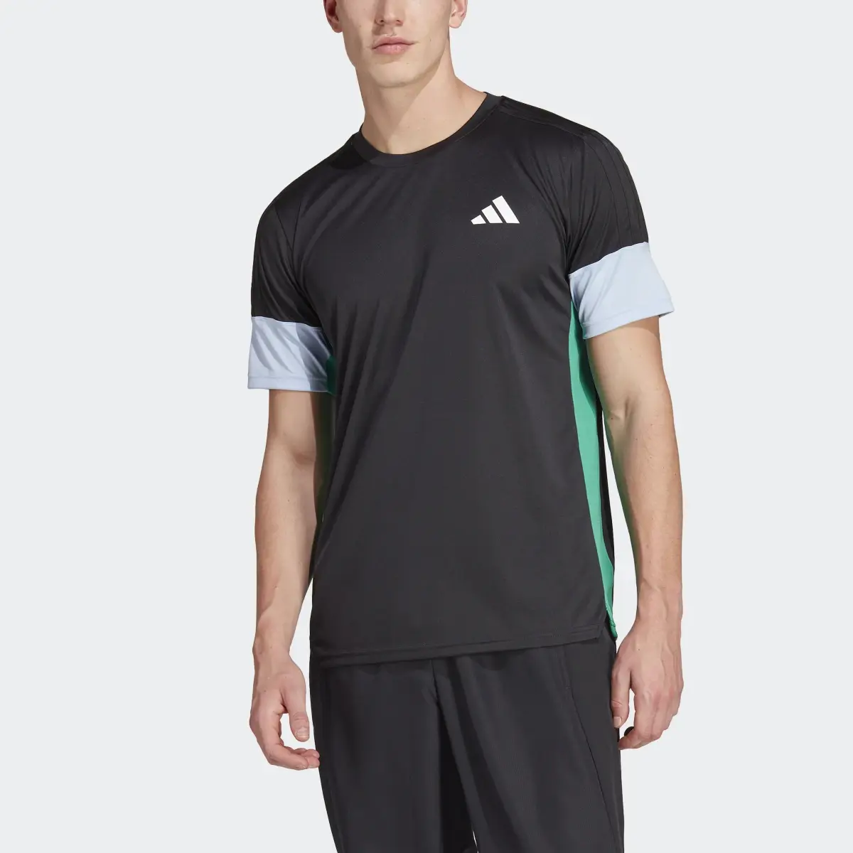 Adidas Playera Training Colorblock 3 Franjas. 1