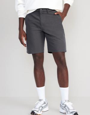 Slim Ultimate Tech Chino Shorts -- 9-inch inseam black