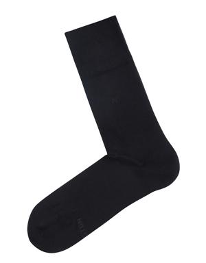 Pamuklu Siyah Yazlık Çorap