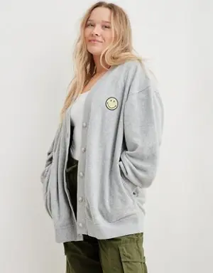 Smiley® Cozy Fleece Cardigan