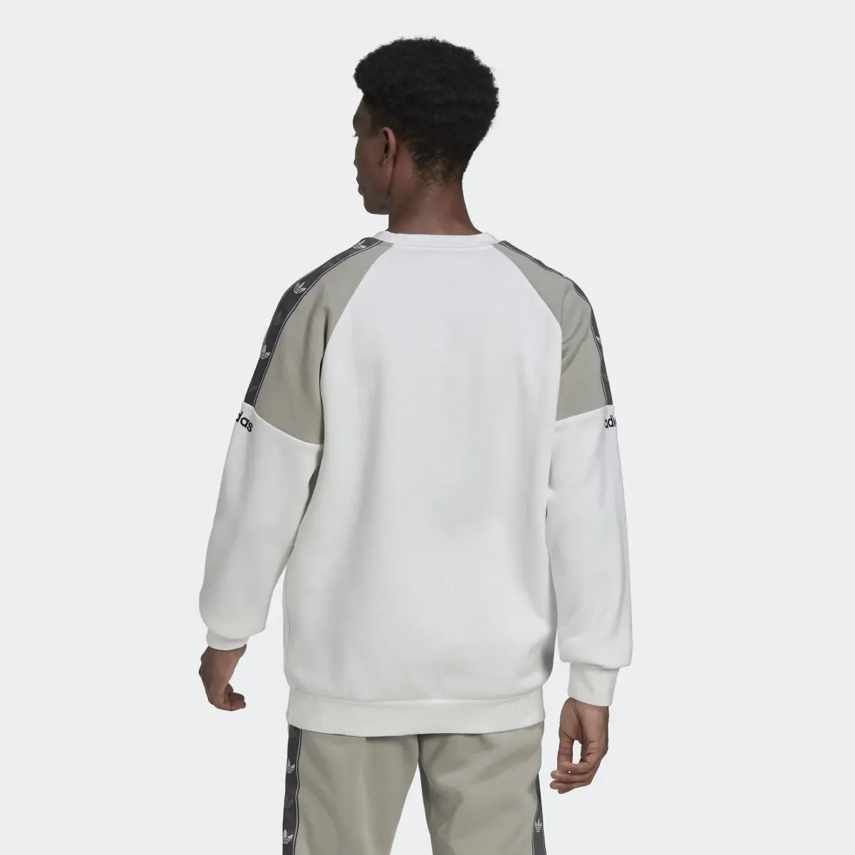 Adidas Tape Fleece Crew Sweatshirt. 3