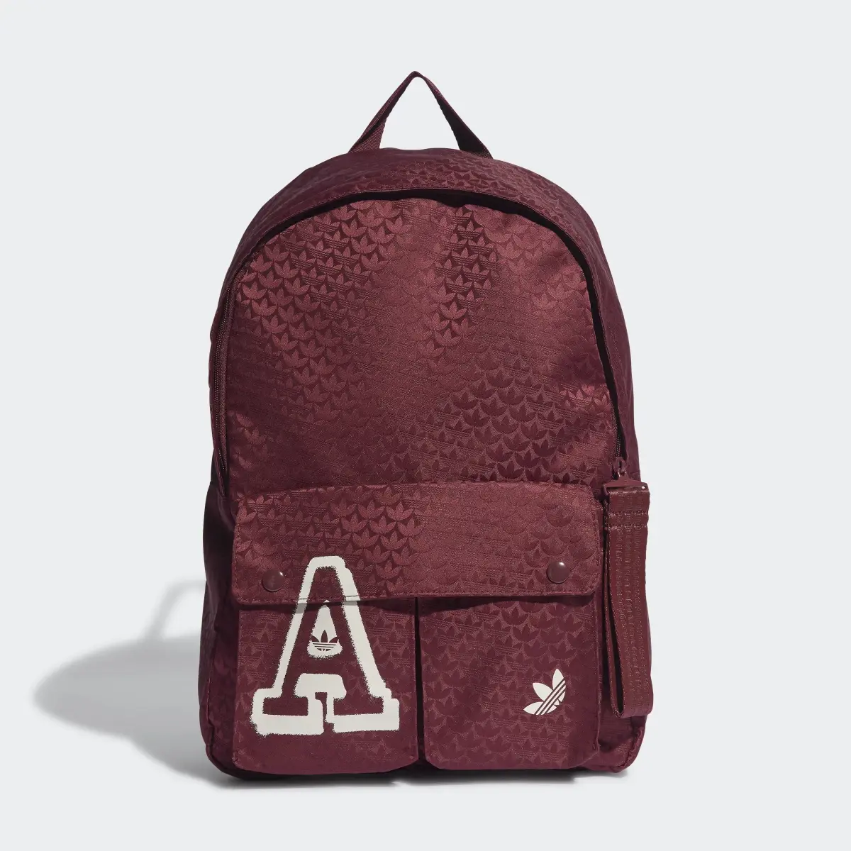 Adidas Mochila em Jacquard Trefoil. 2